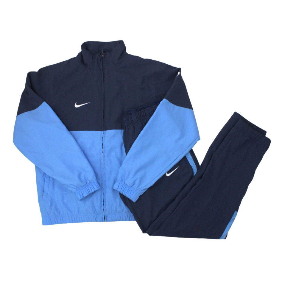 2008 Nike Football Track Suit Blue  Navy Blue Y2K