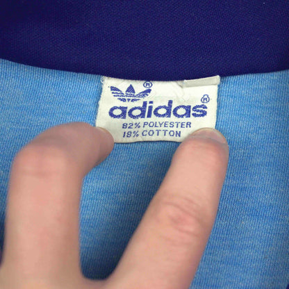 70s - 80s Adidas Small Trefoil Zip Up