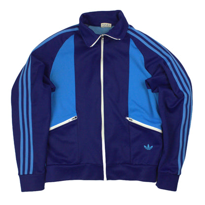 70s - 80s Adidas Small Trefoil Zip Up