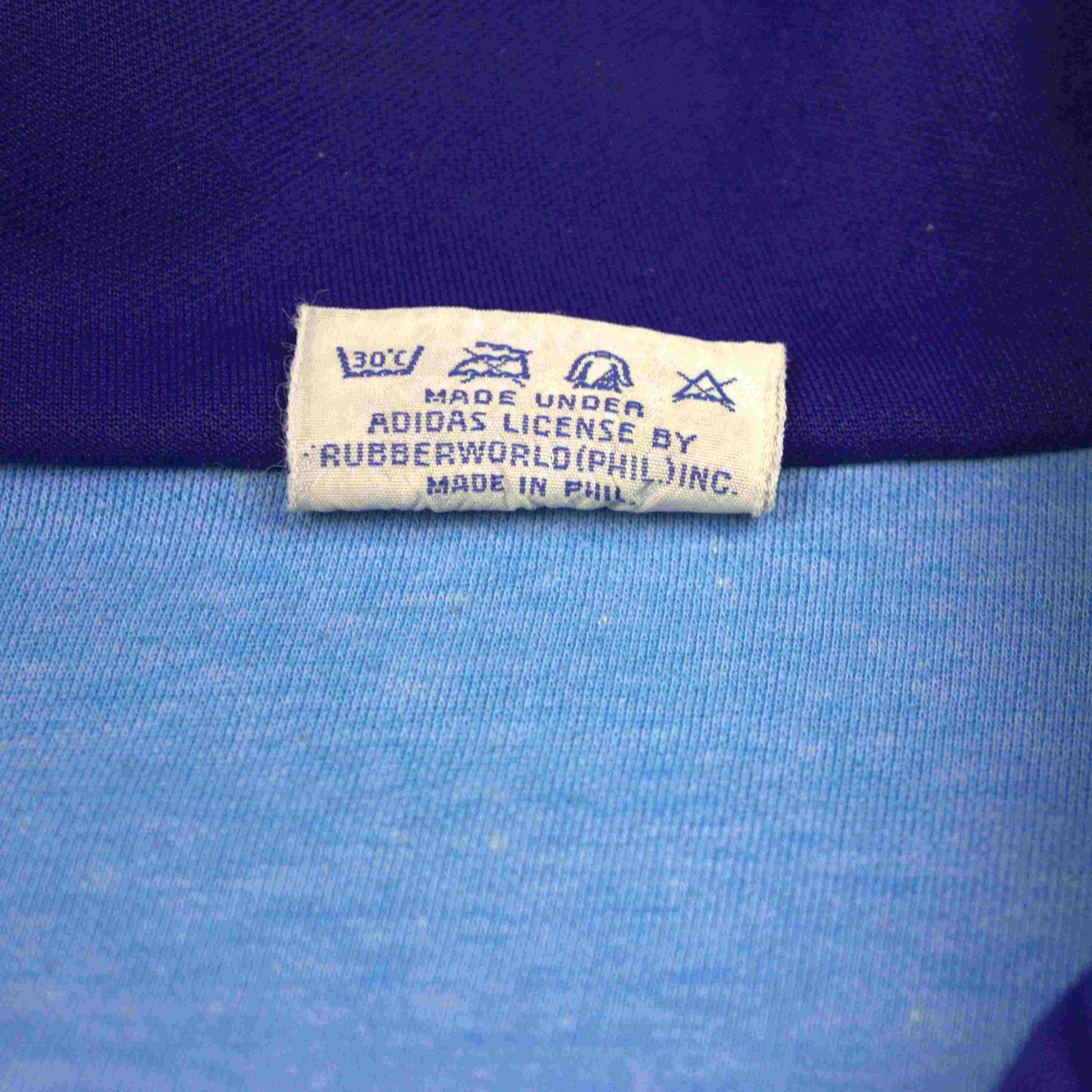 70s - 80s Adidas Small Trefoil Zip Up