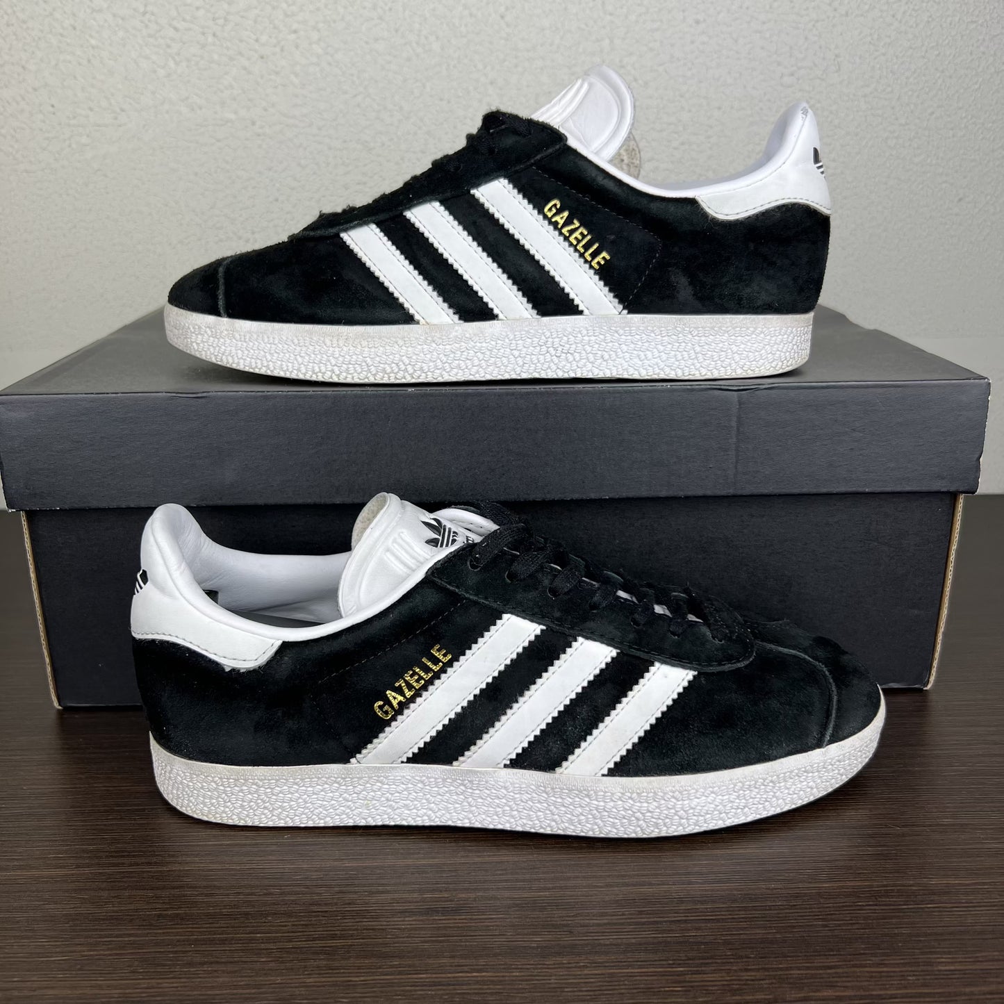 Adidas Gazelle Black White