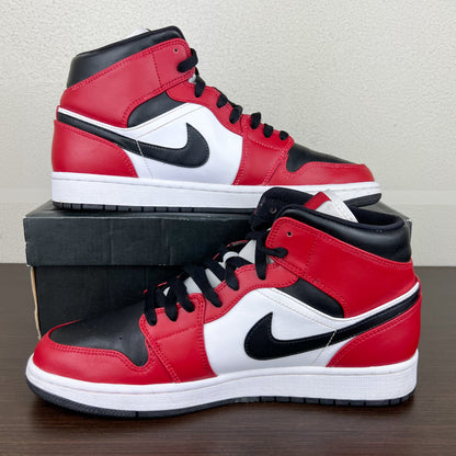 Air Jordan 1 Mid Chicago Black Toe