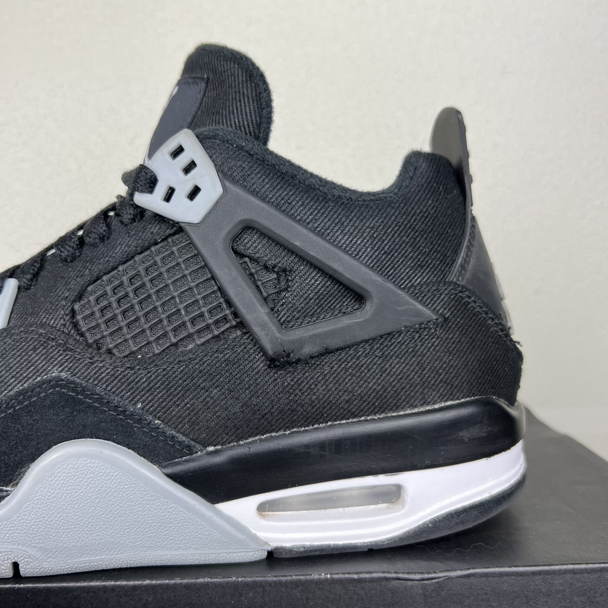 Air Jordan 4 SE Black Canvas GS