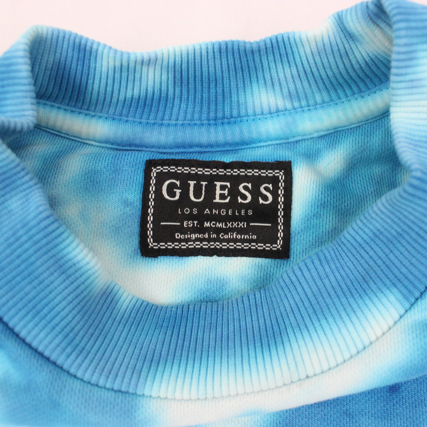 Guess Tie Dye Embroidered Sweater