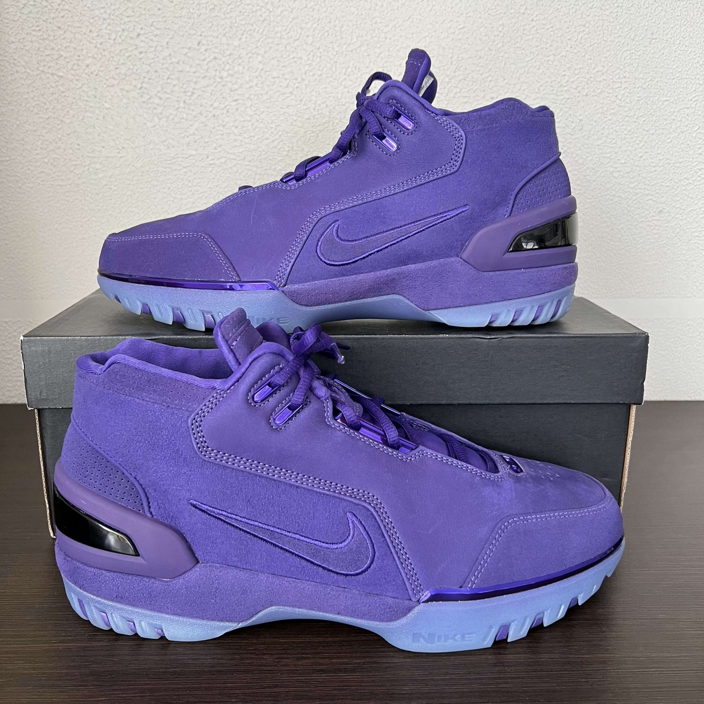 Nike Air Zoom Generation Court Purple Suede Lebron