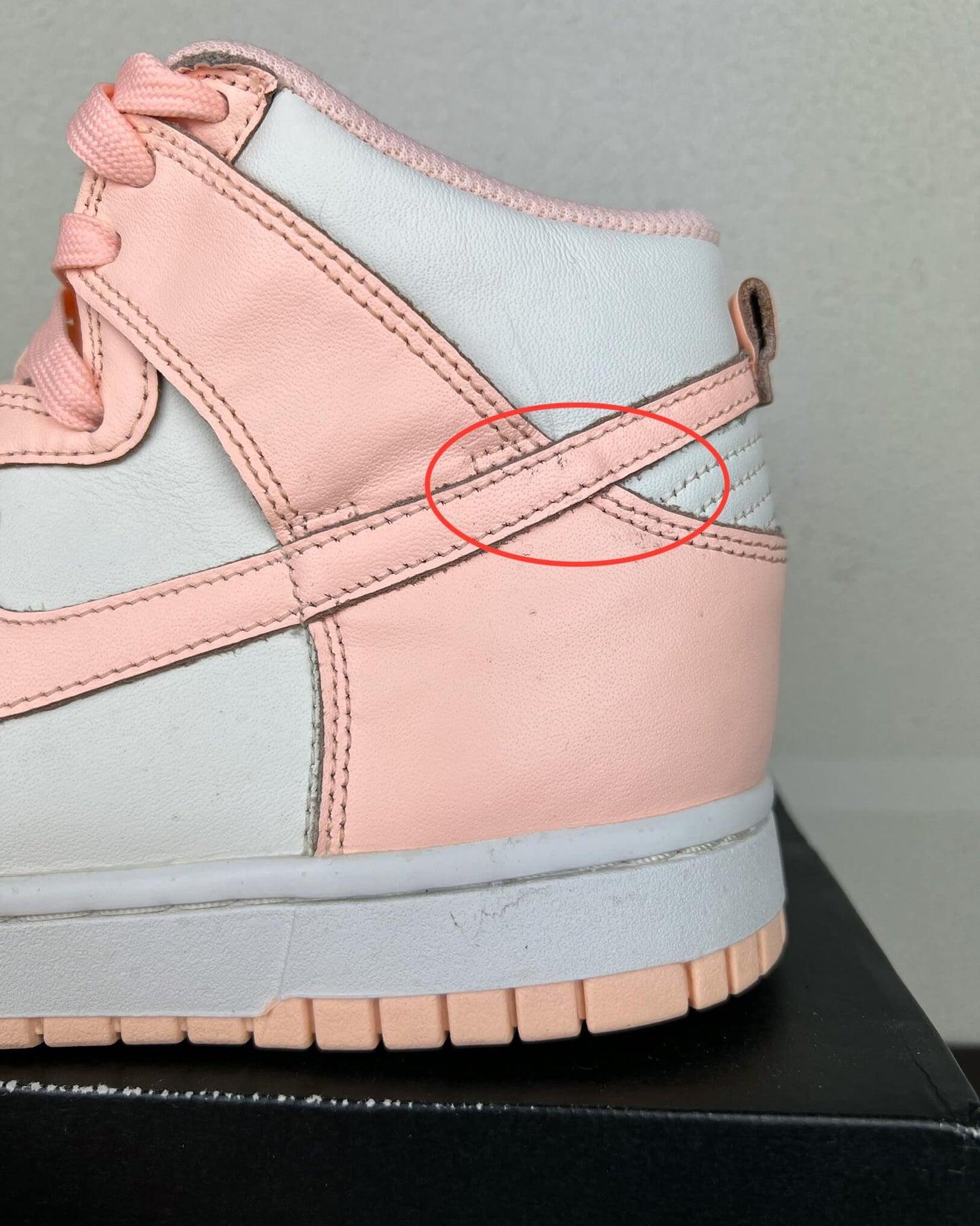 Nike Dunk High Sail Crimson Tint (W)