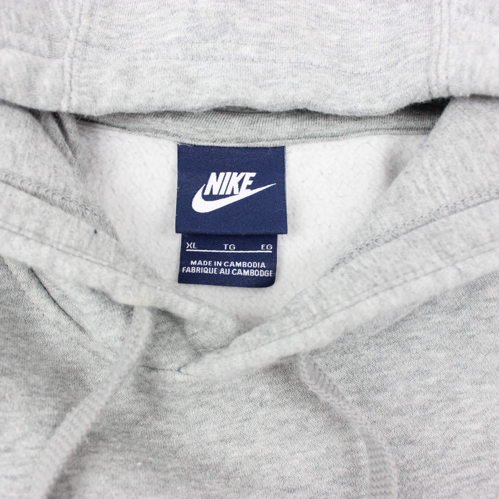 Nike Grey Hoodie Y2K 